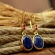 thumbnail image 1 of Gorgeous Women's Gemstone Turquoise & Zircon Inlaid Stud Earrings - A Stylish Accessory!, 1 of 5