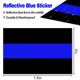 thumbnail image 2 of Adhesivo reflectante para matrícula Blue Lives Matter x20, 2 of 6