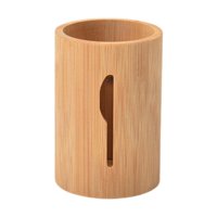 Bothyi - Organizador De Cubiertos De Bambú, Soporte Rústico Para Cubiertos, Ideal Para Mesas, Fiestas, Cuchillos De Cocina.