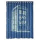 thumbnail image 1 of Cortina de ducha de Doctor Who, juego de cortina de baño con ganchos, tamaño 60 x 72 pulgadas, 1 of 3