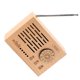 thumbnail image 1 of Caja De Música De Madera Retro Clockwork Radio Decoración De Escritorio Regalo A, 1 of 5
