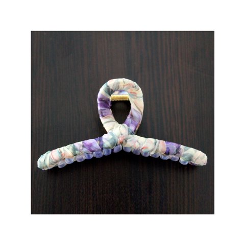 Lia Victoria - Traba Metálica Garra Tiburón Para Cabello Infinity Lila