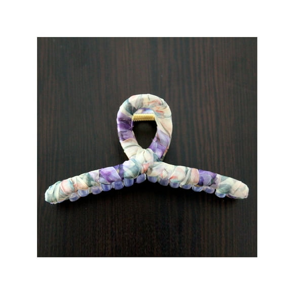 Traba Metálica Garra Tiburón Para Cabello Infinity Lila