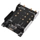 thumbnail image 2 of Adaptador SilverStone SDP12 3.5 a 2 x M.2 SATA y 1 x M.2 PCIE NVMe, 2 of 8