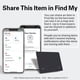 thumbnail image 5 of Rastreador de Cartera Reyke Pack de 2 compatible con Apple Find My, recargable, 5 of 7