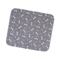 Magideal - Alfombrilla Lavable Para Orinar De Perros, Transpirable, Impermeable, Absorbente, Suministros Para Mascotas, Alfombrilla Antideslizante Para Orinal , Gris