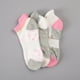 thumbnail image 2 of Calcetin 3X Pack Corto Talon Sport Flores Mujer 50781-171, 2 of 2