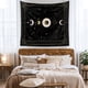 thumbnail image 5 of Tapiz de pared con diseño de sol, luna y estrellas, psicodélico, para dormitorio, decoración estética del hogar, 5 of 5