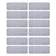 thumbnail image 1 of Reemplazo Flat Mop Pad Cocina Baño Piso Duster Limpieza Trapo 12pcs, 1 of 3
