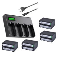 Genérico - Kit Cargador Cuadruple + 4 Baterías Np-F970 Alternativas