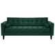 thumbnail image 1 of Sofa Retro 3cg Felpa 00 Verde Botella, 1 of 6