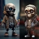 thumbnail image 2 of 1pc Cool Halloween Skeleton Dwarf Statue Doll Resin Ornament for Courtyard Garden and Yard Decor - Perfect Gift for Holidays and Outdoor Decor, 2 of 4