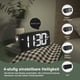 thumbnail image 2 of Projektionswecker FM Radiowecker 6.5'' LED-Anzeige Projektionsuhr Easy Snooze 3 Einstellbare Helligkeit 180° Dreh-Projektor con adaptador, 2 of 7