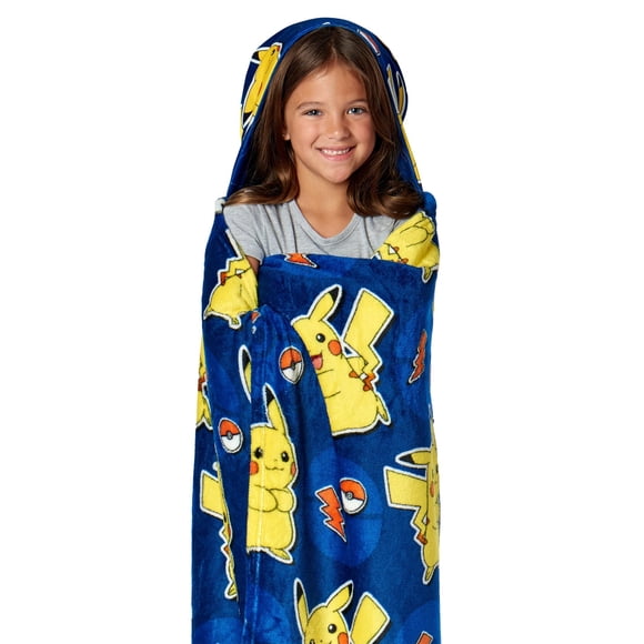 Manta Northwest 102 × 127 cm con capucha Pikachu Silk Touch