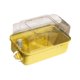 thumbnail image 3 of Jaula De Viaje Para Hámster, Conejillo De Indias, Jerbo, Petauro Del Azúcar, Hámster Enano, Estilo B, Amarillo, 3 of 5