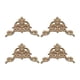 thumbnail image 3 of Apliques De Madera De 4 Piezas Talladas Aplicadas De Madera Para El Estilo De Decoración Del Armario Del Armario D, 3 of 5
