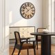 thumbnail image 5 of Reloj de Pared Henescribe 61 cm Metal y Madera Silencioso, 5 of 7