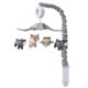thumbnail image 4 of Crib Mobile Lambs & Ivy Woodland Forest Gris/Tan con música, 4 of 6
