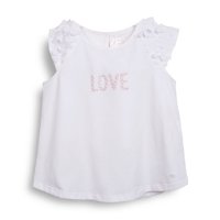 Polera Niña Blanco Pillin