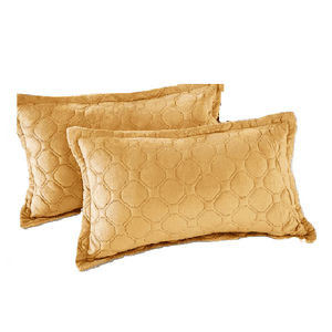 Genérico - Fundas De Almohadas Con Diseño Gamuza 50X75 Cm Color Beige