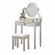 thumbnail image 4 of oniys Madera Moniya Maquillaje Vanidad Mesa y Taberno Conjunto, 4 of 5