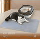 thumbnail image 3 of Alfombra Para Atrapar Arena De Gatos Tapete Arenero Mascotas Color Gris, 3 of 3