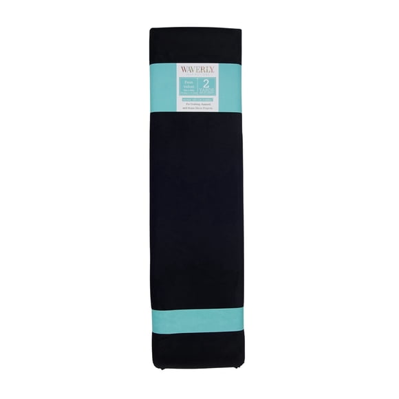 Tela Velvet Waverly Inspirations 2 yd Negra 100% Poliéster