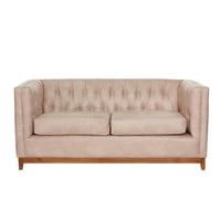 Latam Home - Sofa Roma 2C Cuero Colorado Beige