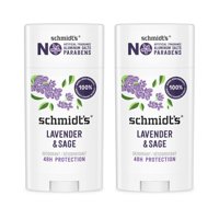 Desodorante Schmidt'S Lavanda Y Salvia, 75 Ml, Protección 24 Horas, Paquete De 2
