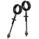 thumbnail image 5 of Pendientes Cruzados De Clip De Oreja No Perforantes De Estilo Punk Rock De 2 Piezas 64 Mm Negro, 5 of 5