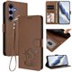 thumbnail image 2 of Funda de Gato tipo Libro para Samsung Galaxy S25, Marrón, 2 of 6