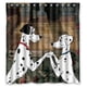 thumbnail image 1 of Cortina de ducha para baño con ganchos, diseño de 101 perros dálmatas, tamaño 66 x 72 pulgadas, 1 of 3