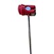 thumbnail image 2 of Pedal De Bombo Durable Ligero Pedal De Tambor Batidor Tambor Piezas De Repuesto Rojo, 2 of 5
