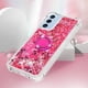 thumbnail image 5 of FOXDOCK Funda Glitter Líquida para Samsung Galaxy A17 con Anillo Brillante, TPU Antichoques y Esquinas Reforzadas, Soporte, 5 of 6