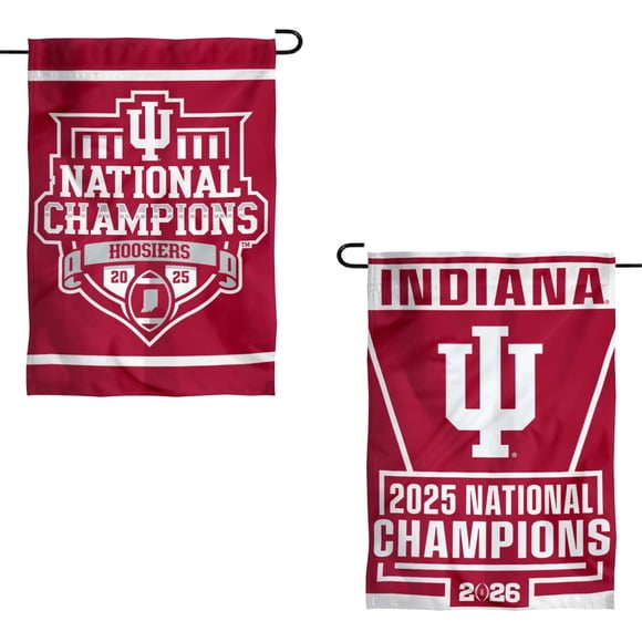 Garden Flag WinCraft IU Hoosiers 2025: campeones nacionales