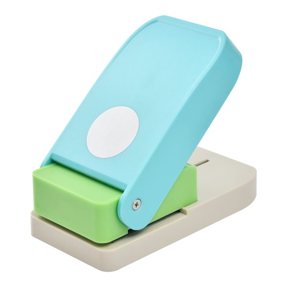 Craft Lever Punch Wsyhomie, círculo de 1,5 cm, color caramelo aleatorio