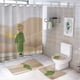 thumbnail image 1 of El principito-theme 4-Piece Shower Curtain Set with Rugs, Waterproof Bathroom Decor Set Includes Bath Mat, U-Shaped Rug, Toilet Lid Cover and Curtain with Hooks, 1 of 6