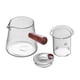thumbnail image 2 of Tetera De Vidrio Con Infusor Con Tapa, Elegante Tetera Transparente Para Acampar En Casa, 500ml, 2 of 5