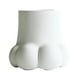 thumbnail image 3 of Florero De Cerámica Con Garra De Gatito, Maceta Elegante Para Plantas, Regalo De Inauguración De La Casa, Color Blanco, 3 of 3