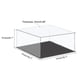 thumbnail image 2 of Uxcell Caja de Exhibición de Acrílico Caja de Plástico Cubo Caja de Almacenamiento Transparente Pequeña Montaje a Prueba de Polvo Vitrina 16.1x16.1x6.1" para Artículos de Colección, 2 of 5