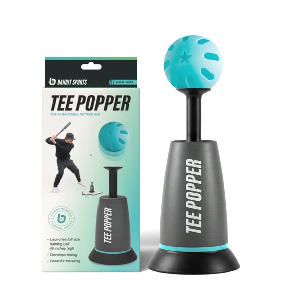 Tee de entrenamiento de béisbol Bandit Sports Popper con pelota