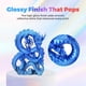 thumbnail image 4 of Filamento para impresora 3D FLASHFORGE Silk de doble color, 1 kg, azul-plata, 4 of 7