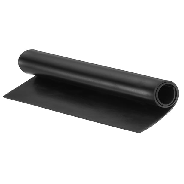 Hoja de Goma Sólida Uxcell 1/8" de Espesor x 6" de Ancho x 10" de Largo, Material de Techo de Goma Neopreno Antideslizante para Juntas Material de Bricolaje, Almohadillas
