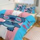 thumbnail image 1 of Stitch Print Bedding Set Pattern Duvet Cove Set 3 Pieces 1 Quilt Cover And 2 Pillowcases for Women Men Teens, 1 of 5