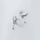 thumbnail image 3 of Aros De Plata Real 925 Gota Agua Circones Rosada #1, 3 of 3