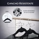thumbnail image 4 of Set 40 Colgadores Ropa Terciopelo Antideslizantes Negro, 4 of 9