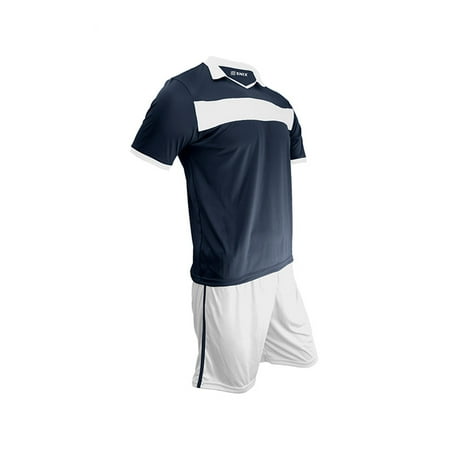 Snix - Uniforme De Futbol Para Adulto Zid Azul Marino Y Blanco Talla M