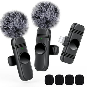 Micrófono De Solapa Vezqua Para Iphone Y Ipad Con Reducción De Ruido