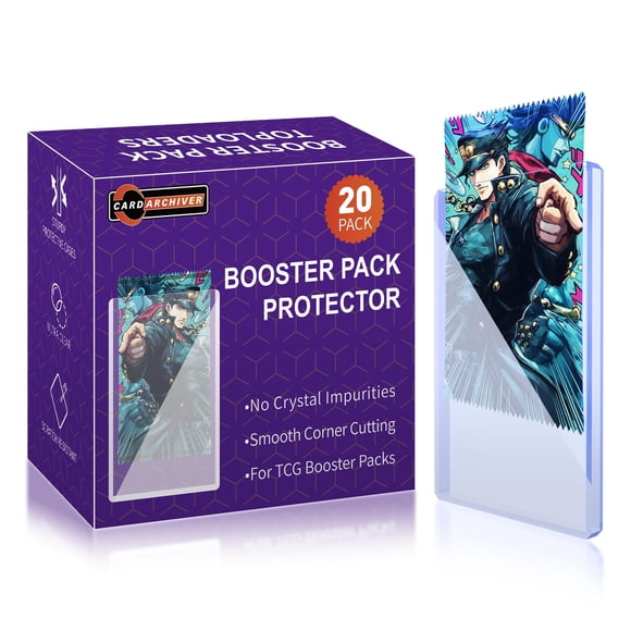 Protector para Booster Pack CARDARCHIVER, top loaders de 20 piezas