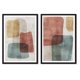thumbnail image 1 of Set de Cuadros Abstracto Piedras Modelo 2 con Marco Negro, 1 of 1